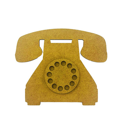 Stamperia 复古电话 装饰硬纸板 Crafty shapes Telephone