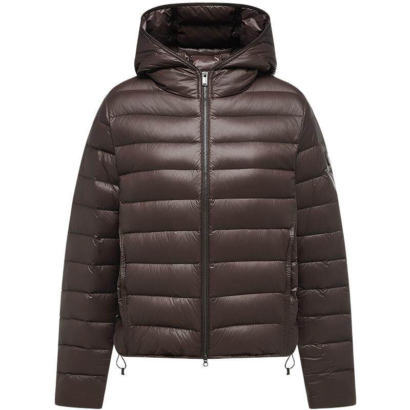 【鹅绒小龟背】波司登2026春女连帽排骨