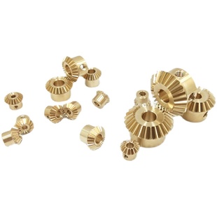 0.4模0.5模0.8模 90度转角1:1等径圆锥直齿轮 微型小模数伞齿轮