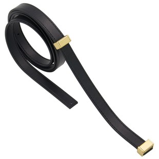 适用celine豆腐包肩带可调节包袋斜挎带黑色包带真皮单肩包带子细