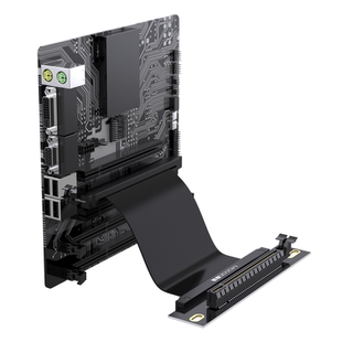 pci-e 3.0 16x显卡延长线 90度竖放 L型台式显卡转接线支持30系卡