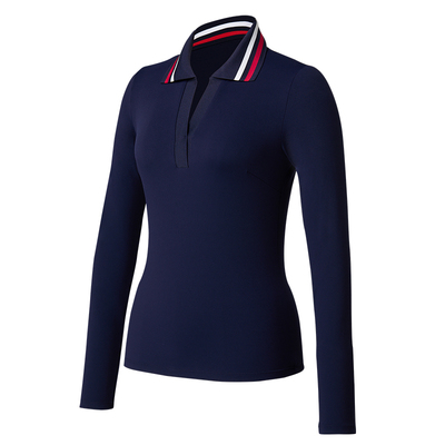 科里芙运动上衣女秋冬新款V领高级感瑜伽长袖休闲专业跑步健身服