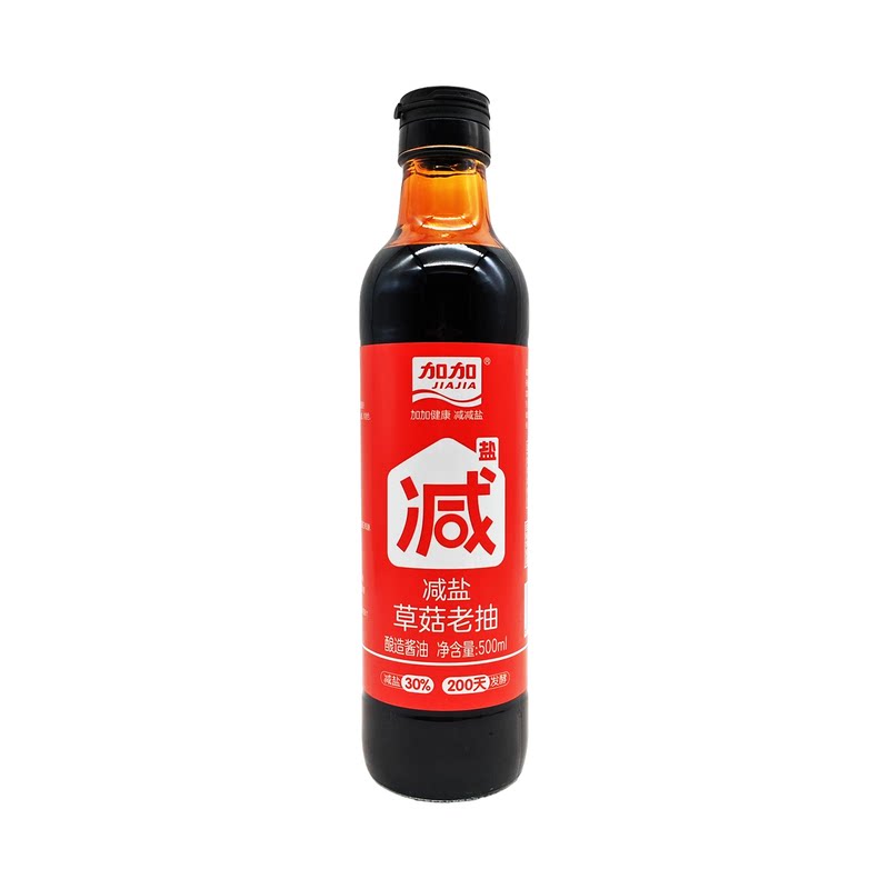 加加减盐草菇老抽500ml