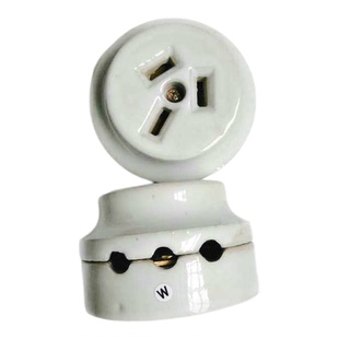 20A250V3P陶瓷插座WJR1320B台湾五洲牌OLYMPIA新能源汽车充电插座