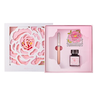 毕加索钢笔旗舰店T26春日寻芳女士礼盒女生高颜值套装可爱生日情人节礼物送女友礼品成人用学生练字刻字定制