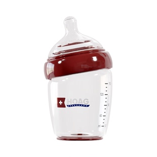 霍格Hoag玻璃奶瓶新生儿防呛奶胀气0-3到6个月婴儿以上宽口径