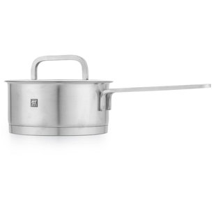 德国双立人Moment不锈钢长柄奶锅宝宝辅食锅小汤锅电磁炉热牛奶