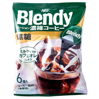 日本原装进口agf浓缩液体冰咖啡