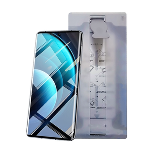 无尘仓适用vivox100手机膜x100pro陶瓷膜全屏新款秒贴por+曲面全包防摔贴膜舱vivo全胶十高清保护膜非钢化膜