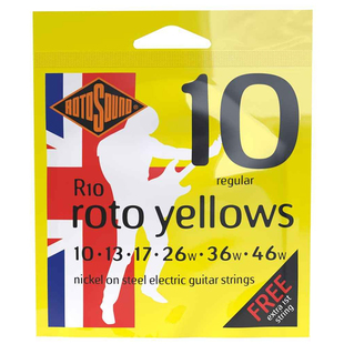 Rotosound琴弦R10 PN RH R9一弦英产镀镍纯镍钢套装电吉他琴弦