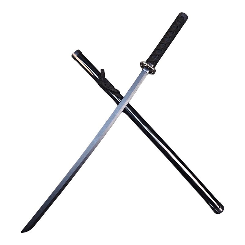 木制武士刃古风唐横刀网红刀花练习儿童玩具cos武器道具带鞘木刀