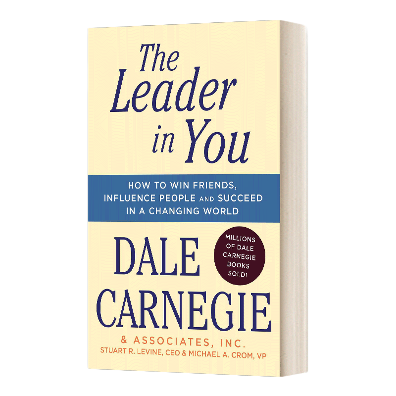 领导艺术 英文原版 The Leader in You 卡耐基 英文版 进口英语原版书籍