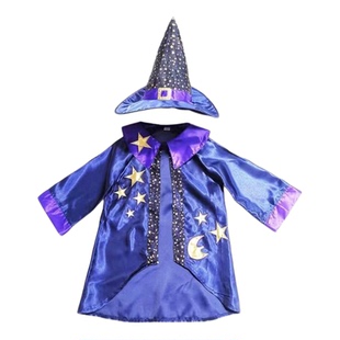 万圣节儿童造型服cosplay服装魔法师斗篷哈利波特斗篷男童女童款.