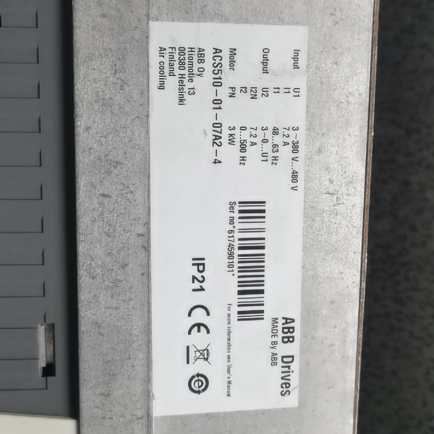 议价ABB变频器3千瓦