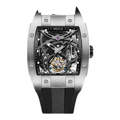 欧宝罗全自动陀飞轮男士奢华腕表