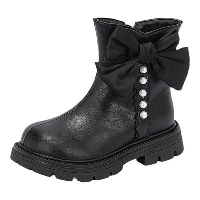 舞玛女童冬季公主马丁靴皮靴