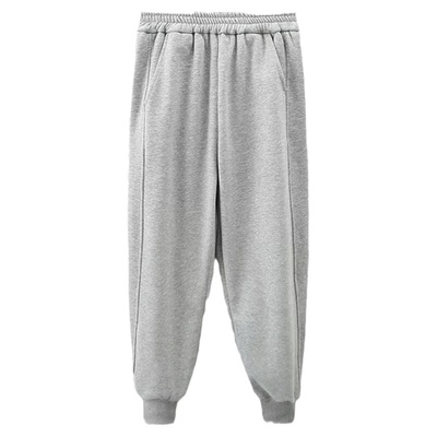 宛宛加厚螺纹哈伦小脚裤