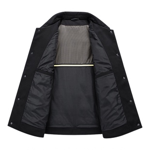 90%绒/辑格设计-梦特娇御寒锁温羽绒服男士冬季通勤翻领夹克外套Z