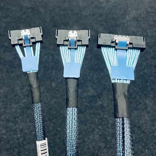 安费诺AMPHENOL MCIO 16X转2*MCIO 8X 5.0转接线