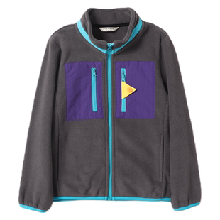 小虎宝儿抗静电抓绒衣儿童摇粒绒外套春秋新款男童女童保暖夹克