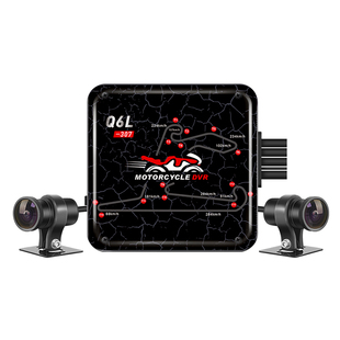 唯赛思通 摩托车行车骑行记录仪前后双摄像头夜视踏板电动骑行Q6L