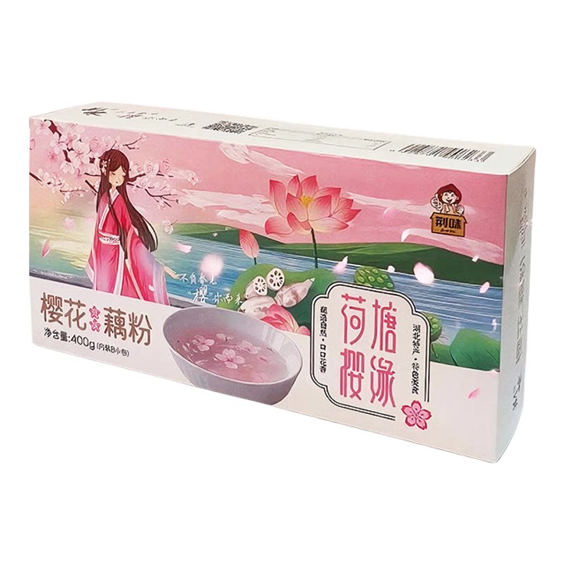 洪湖藕粉盒装原味纯藕粉