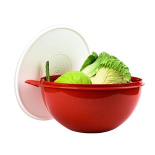 特百惠六小胖保鲜盒备果菜搅拌碗午餐饭盒密封收纳圆碗