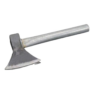 家用劈柴斧铁把砍柴神器斧头大小号铁柄砍柴人工锻打铁把斧子电焊