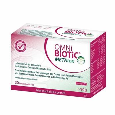 欧洲直邮德国Omni Biotic大肚子益生菌冲剂腰腹管理轻盈健康胰岛