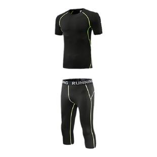 短袖儿童篮球服套装男童球服内搭紧身衣中足球服打底比赛训练队服