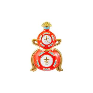 故宫淘宝｜纳福迎祥大吉葫芦冰箱贴博物馆文创过年新年装饰礼物
