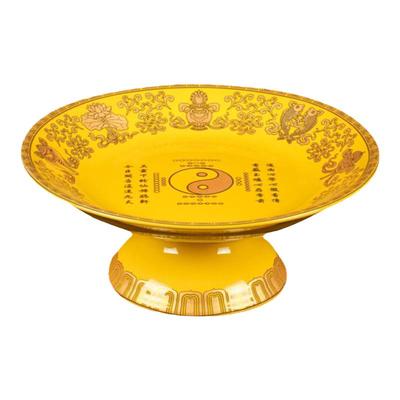 道家供奉贡品佛前上供贡盘供果盘