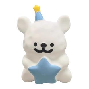 线条小狗夜灯卧室床头灯拍拍灯柔光可爱摆件女生情侣生日礼物