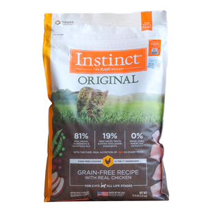 百利猫粮无谷生鲜鸡肉成幼猫高蛋白鸭肉低卡5磅低敏本能冻干试吃