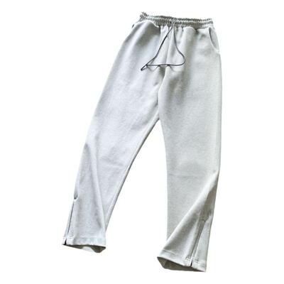 Light Weight美式春夏重磅直筒休闲裤侧拉链纯色百搭cleanfit卫裤