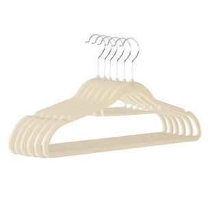 太力植绒衣架家用挂衣防滑不鼓包衣撑整理师专用衣柜收纳无痕撑子