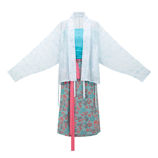 醒春集【夏月花时】宋制汉服飞机袖对襟衫两片裙吊带天丝人棉日常