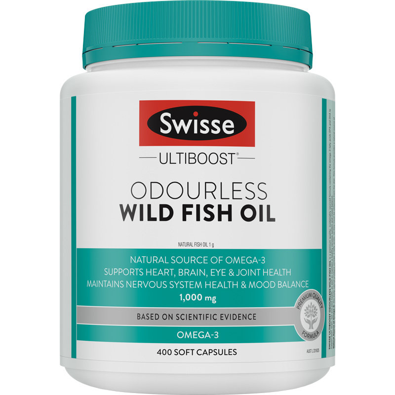 swisse斯维诗深海鱼油软胶囊omega3中老年DHA成人鱼肝油欧米伽3