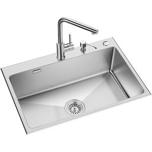 【实体店同款】欧琳水槽双槽HR85460N+C9530K 厨房不怕油菜盆套餐