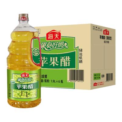 海天苹果醋1.9L*6桶酿造食醋