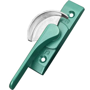 老式铝合金门窗月牙锁阳台推拉玻璃平移窗户80型锁扣挂勾搭扣配件