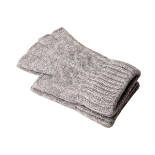 男士羊毛手套半指秋冬季保暖加绒户外登山运动骑行开车学生手套女