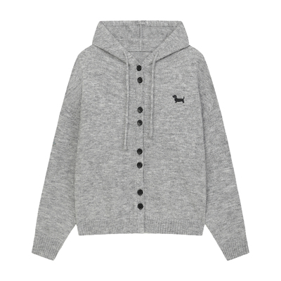 BIPOLAR连帽毛衣开衫女春秋款