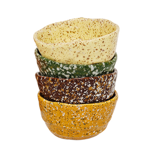 泼墨燕麦片酸奶碗陶瓷饭碗沙拉甜品碗一人食小众拌饭碗家用水果碗