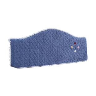 2023新款床头罩圆弧形老式异形凹凸型不规则加厚软包全包防尘罩套