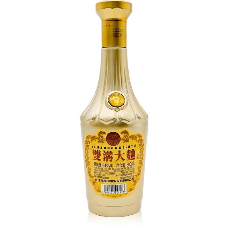 双沟大曲金奖64度500ml*1瓶浓香型白酒纯粮酿造