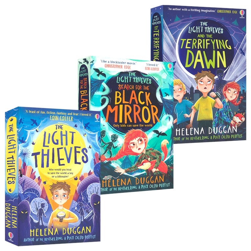 The Light Thieves Series 光之窃贼系列 3册 奇幻冒险读物 儿童文学小说 科技与魔法 青少年课外读物 英文原版进口图书