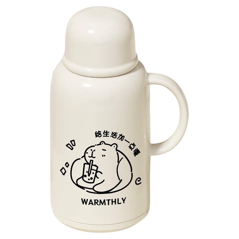 欣美雅小保温壶宿舍学生轻便暖壶家用保温暖瓶壶高中生住校热水瓶