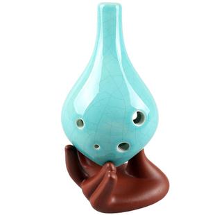 陶笛6孔 专业AC中音六孔C调手绘ocarina学生乐器初学淘笛追乐陶迪