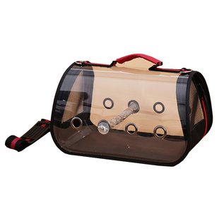 鹦鹉外出包便携带鸟背包斜跨包玄凤虎皮遛鸟用品大全套小笼子配件